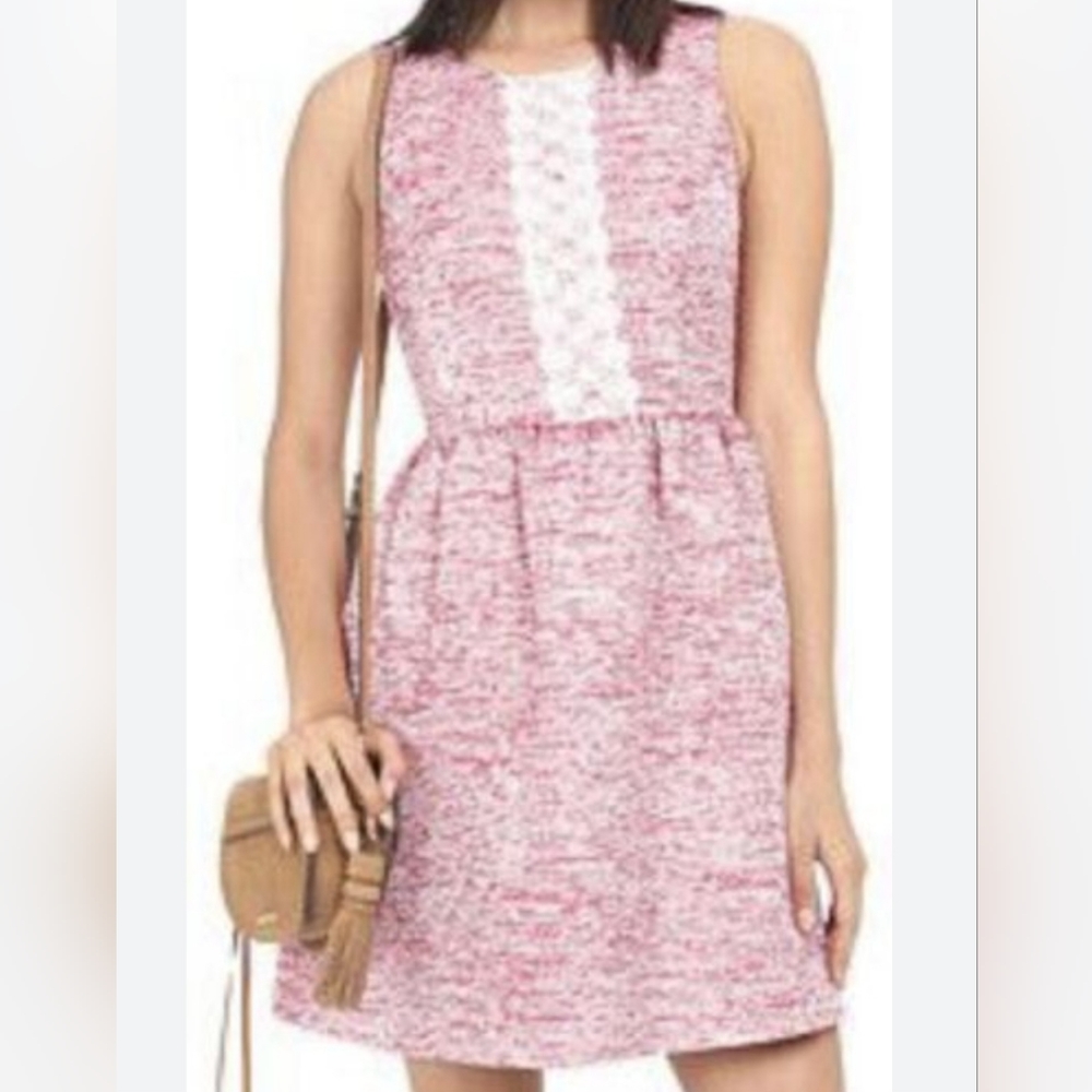 Stunning pink Jacquard dress NWT